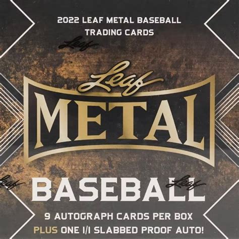 2023 leaf metal baseball jumbo box|leaf metal baseball box release date.